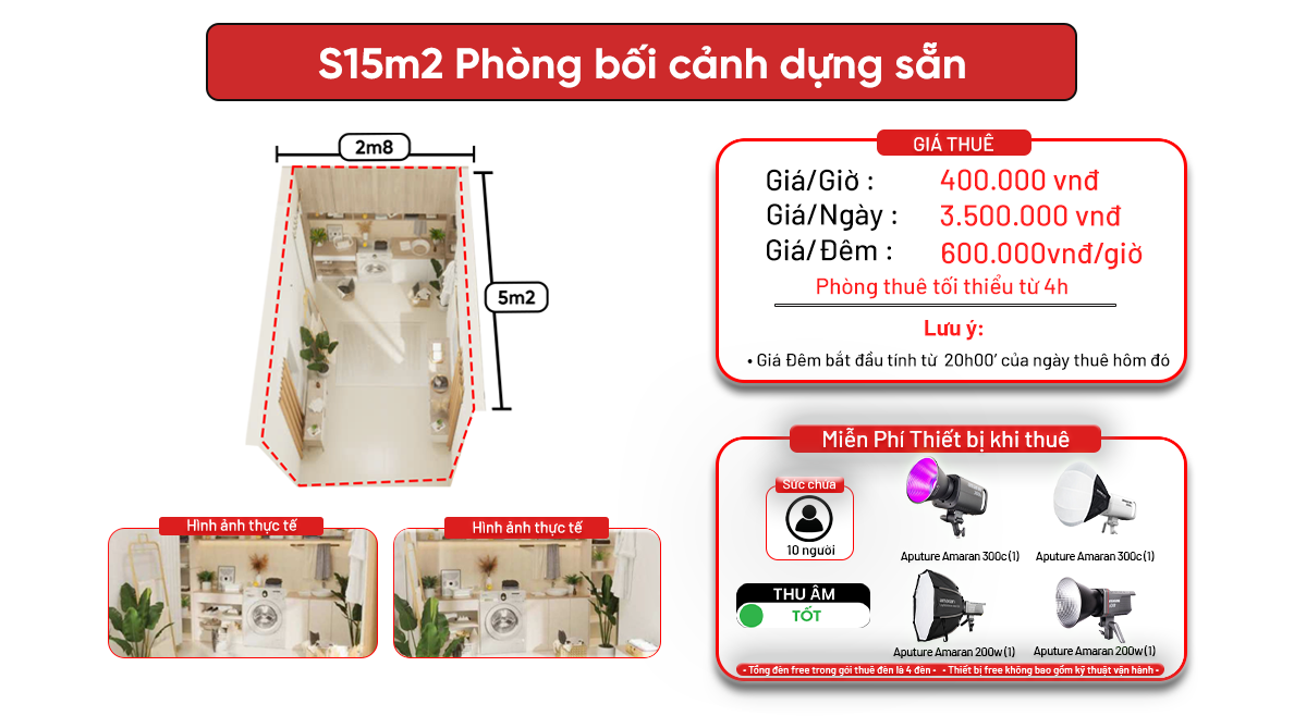 S15m2 - Phương Canh ( Phòng Giặt Bối Cảnh Dựng Sẵn )