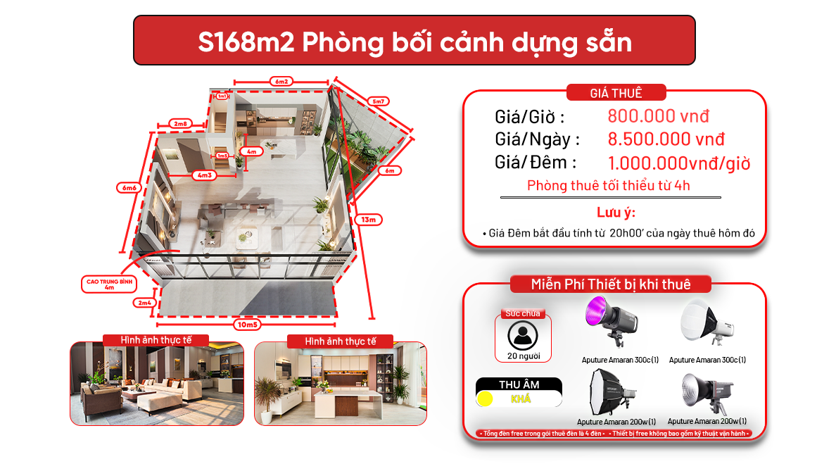 S168m2 - Phương canh ( Phòng bối cảnh dựng sẵn )
