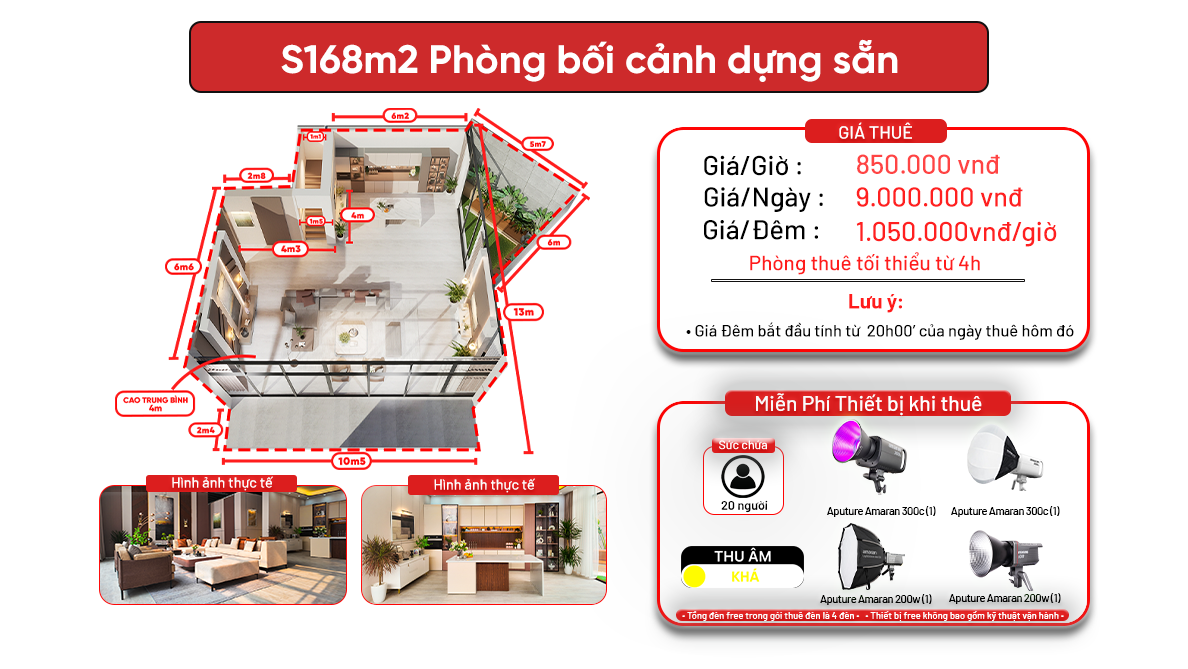 S168m2 - Phương canh ( Phòng bối cảnh dựng sẵn )