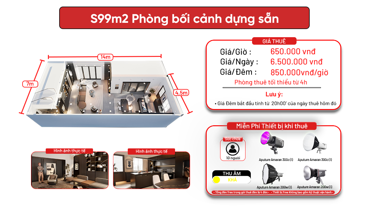 S99 Phòng Bối Cảnh Dựng Sẵn