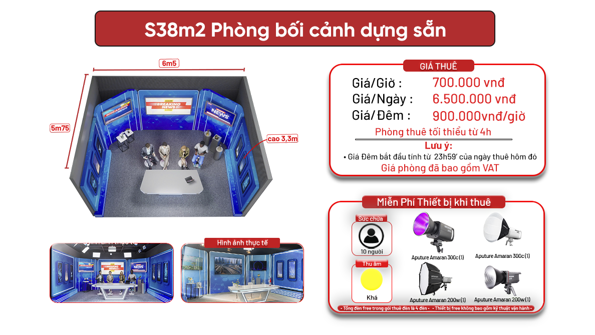 S38m2 - Phương Liệt ( Phòng dẫn bảng tin bối cảnh dựng sẵn )