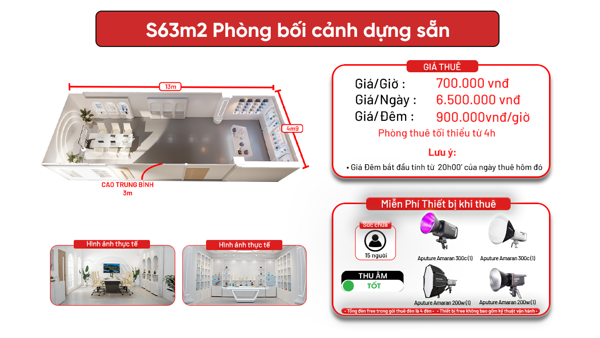 S63m2 - Phương Canh ( Phòng bối cảnh dựng sẵn )