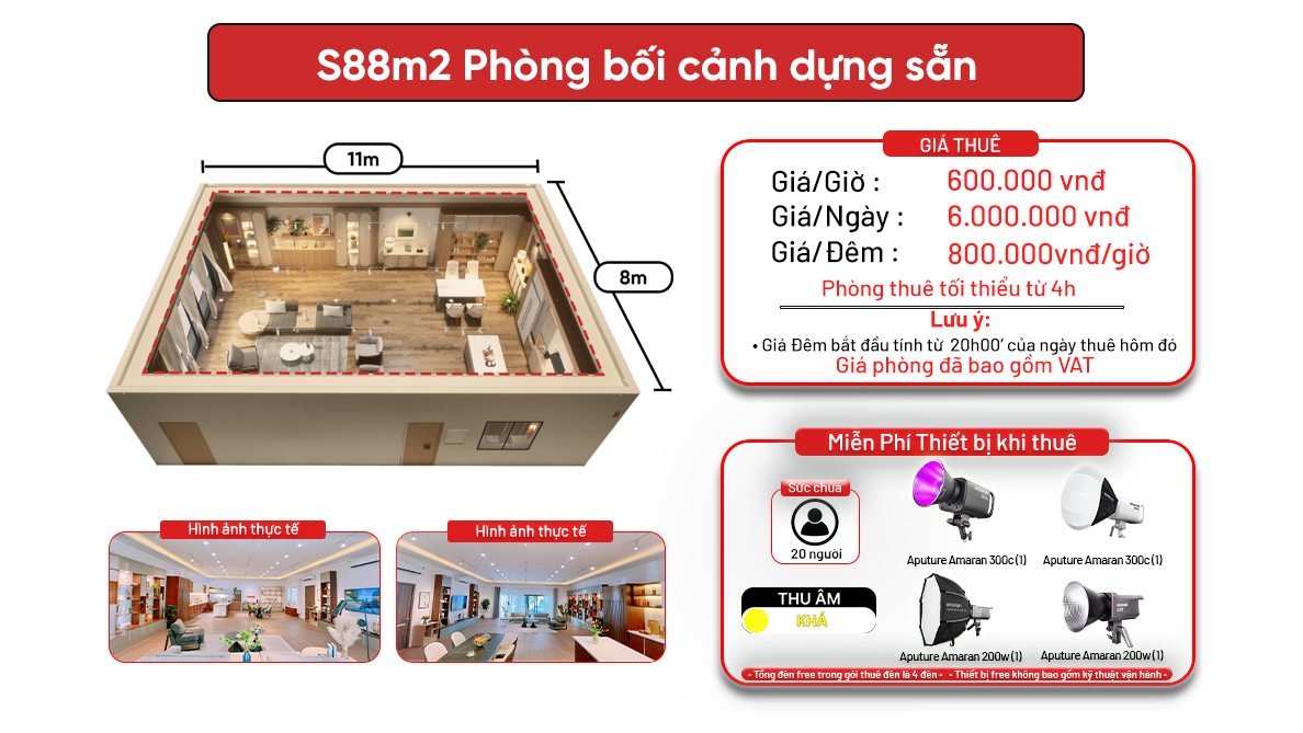 S88m2 - Phương canh ( Phòng bối cảnh dựng sẵn )