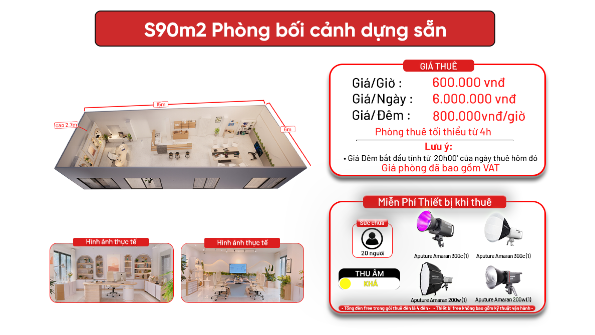 S90m2 - Phương Canh ( Phòng bối cảnh dựng sẵn )
