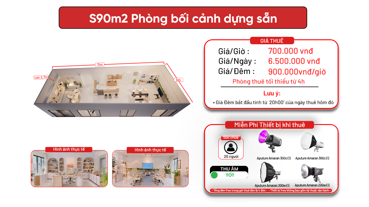 S90m2 - Phương Canh ( Phòng bối cảnh dựng sẵn )