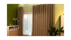 Rèm Cửa Vải Nâu (250 - 1)