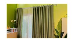 Rèm Cửa Vải Xanh Lá (250 - 1)