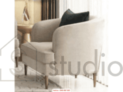 Sofa đơn nỉ  màu be (500 -1 )
