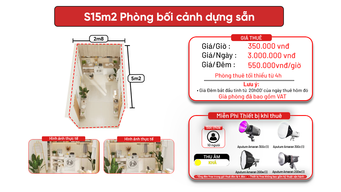 S15m2 - Phương Canh ( Phòng Giặt Bối Cảnh Dựng Sẵn )