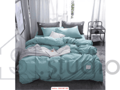 Bộ chăn/ga cotton tc xanh bạc hà (150 - 1)