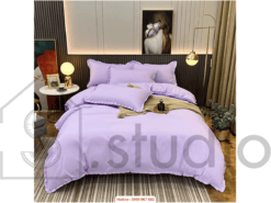 Bộ chăn/ga cotton tc màu tím (150 - 1)